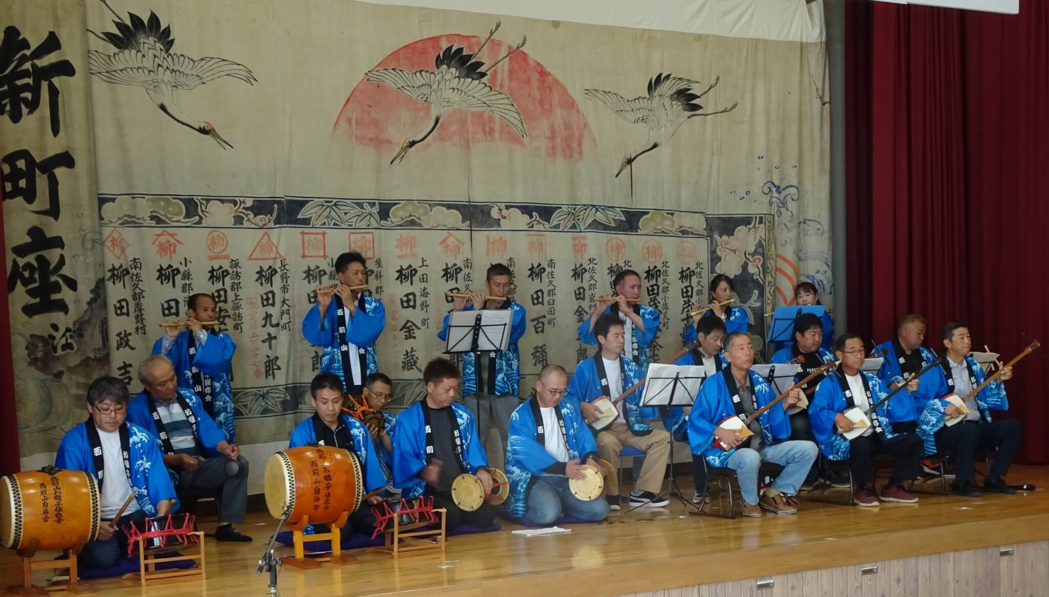 昔の太鼓、お祭り、囃子、御神楽 塩田平の文化財 お囃子と神楽その1 西前山のお囃子 | 塩田まちづくり